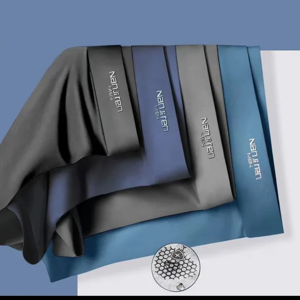 New Men's Ice Silk Boxers sz 4xl ( 35-39inches)